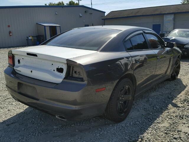 2C3CDXAT4DH547863 - 2013 DODGE CHARGER PO CHARCOAL photo 4