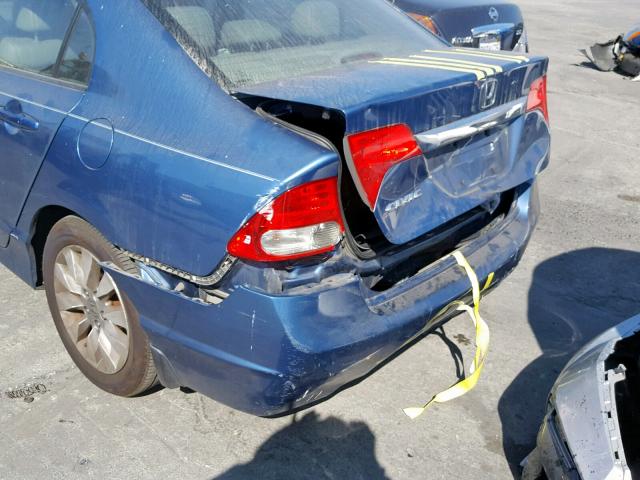 19XFA1F93AE000019 - 2010 HONDA CIVIC EXL 蓝色 照片 9