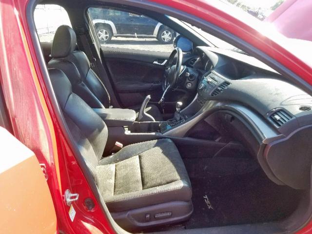 JH4CU2E88CC013673 - 2012 ACURA TSX SE RED photo 5