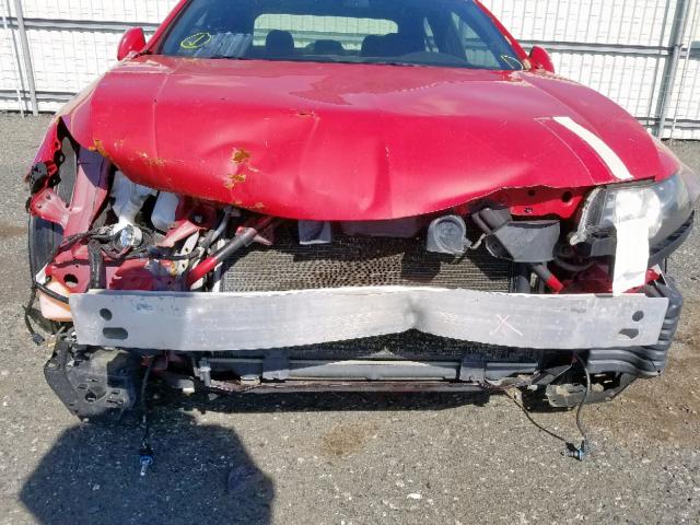 JH4CU2E88CC013673 - 2012 ACURA TSX SE RED photo 9