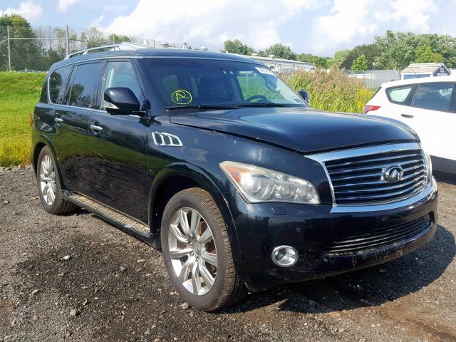 JN8AZ2NE1B9000392 - 2011 INFINITI QX56 BLACK photo 1