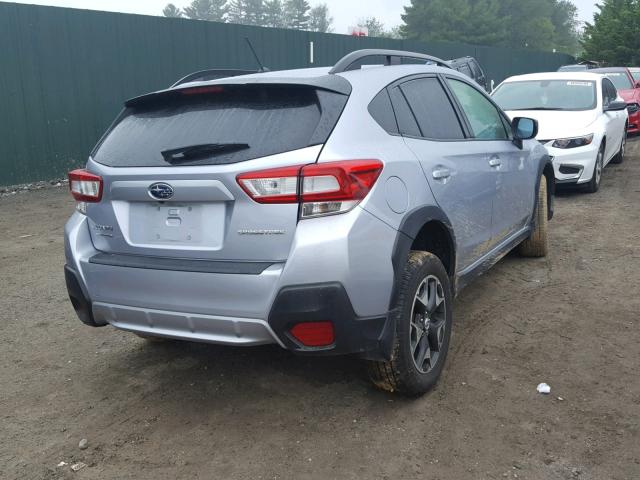 JF2GTAAC0JH211790 - 2018 SUBARU CROSSTREK SILVER photo 4