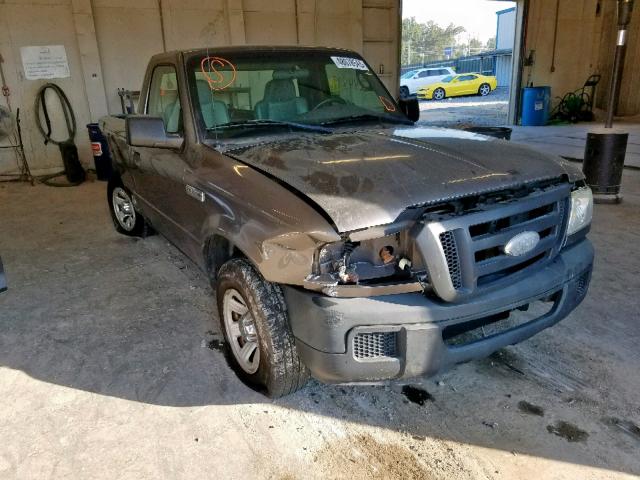 1FTYR10D47PA26524 - 2007 FORD RANGER GRAY photo 1