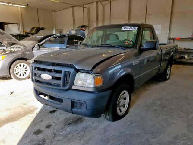 1FTYR10D47PA26524 - 2007 FORD RANGER GRAY photo 2