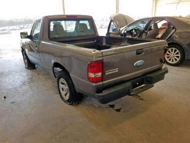 1FTYR10D47PA26524 - 2007 FORD RANGER GRAY photo 3