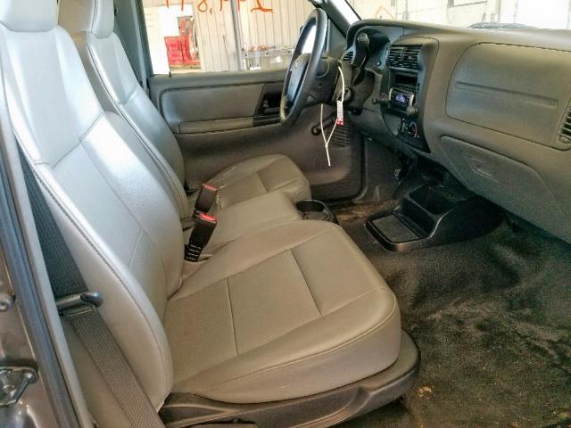 1FTYR10D47PA26524 - 2007 FORD RANGER GRAY photo 5
