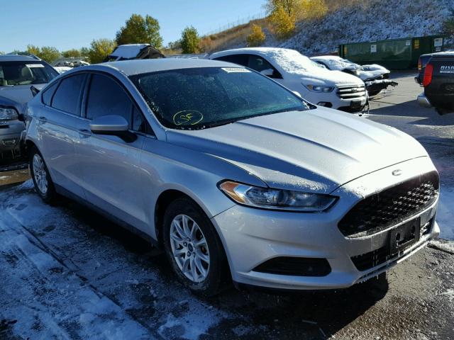 3FA6P0G7XGR246076 - 2016 FORD FUSION S SILVER photo 1