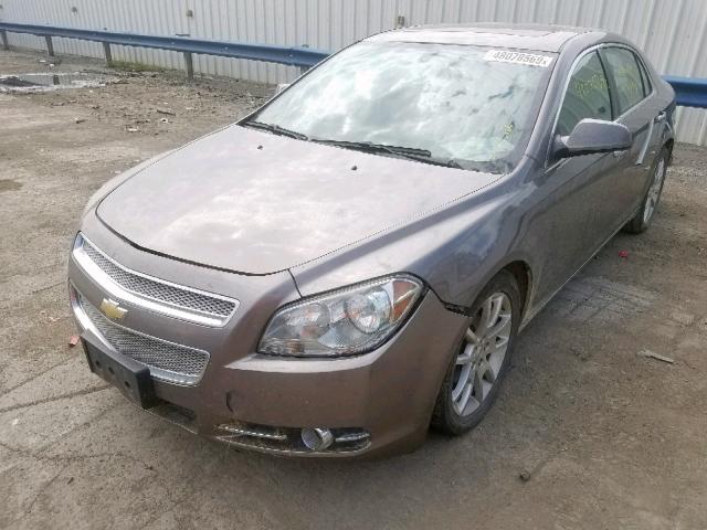 1G1ZE5EUXCF213050 - 2012 CHEVROLET MALIBU LTZ ბურგუნდია ფოტო 2