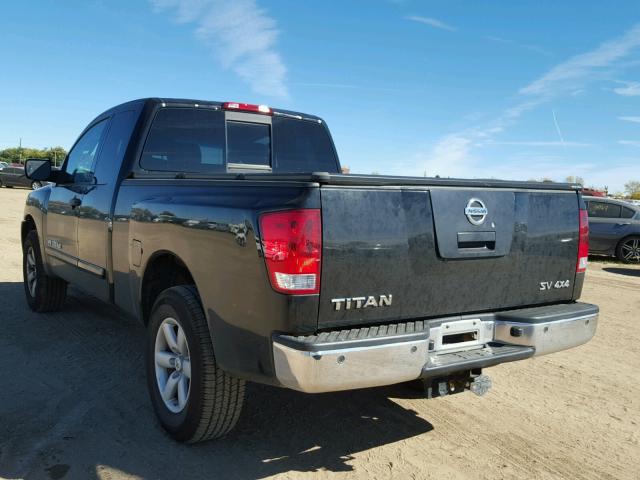 1N6AA0CC0BN314838 - 2011 NISSAN TITAN S BLACK photo 3