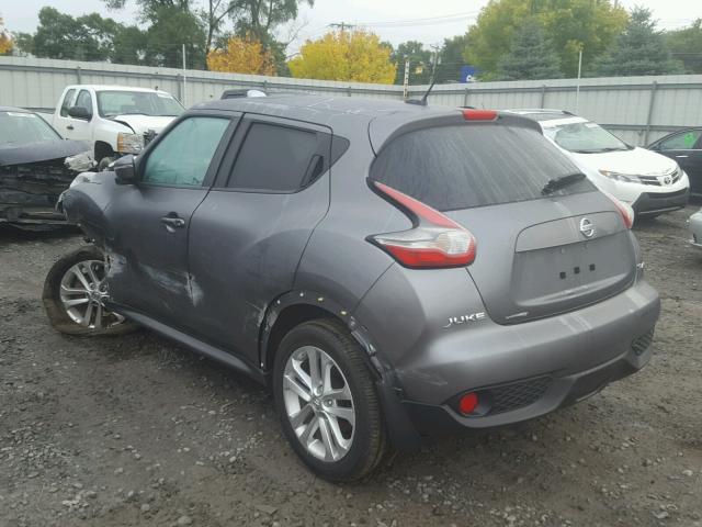 JN8AF5MV6GT654309 - 2016 NISSAN JUKE S GRAY photo 3