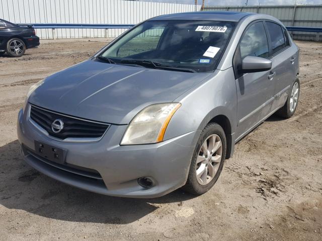 3N1AB6AP5CL778429 - 2012 NISSAN SENTRA 2.0 GRAY photo 2