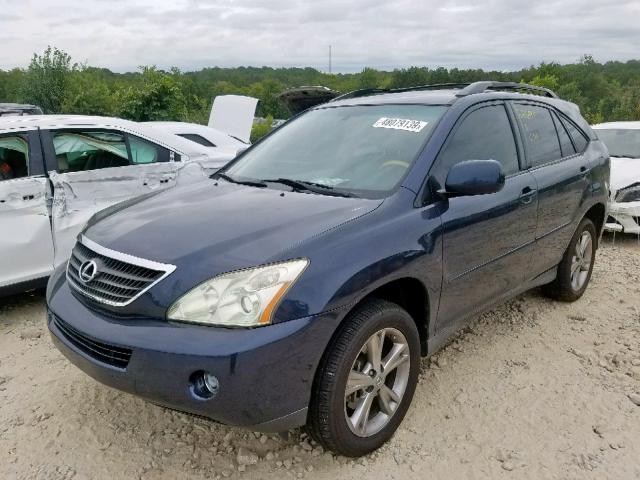 JTJGW31U060003342 - 2006 LEXUS RX 400 BLUE photo 2