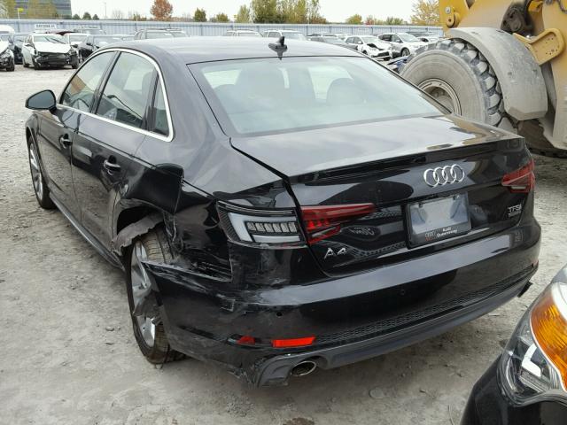 WAUBNAF4XJA142715 - 2018 AUDI A4 PROGRES BLACK photo 3