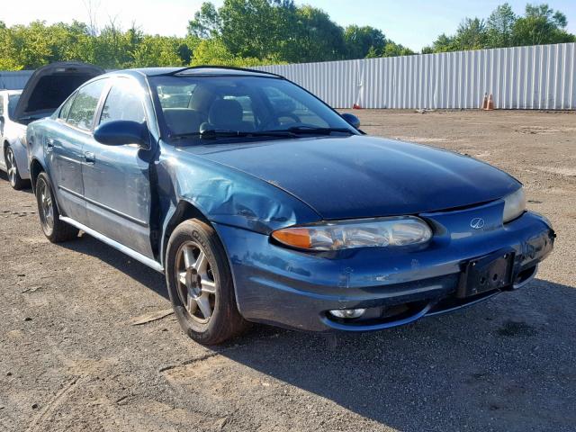 1G3NL52F22C185925 - 2002 OLDSMOBILE ALERO GL GREEN photo 1