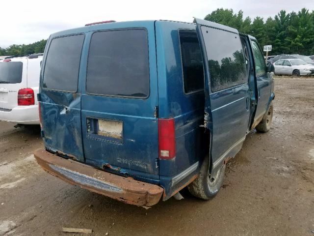 1GNDM19WXTB144643 - 1996 CHEVROLET ASTRO BLUE photo 4