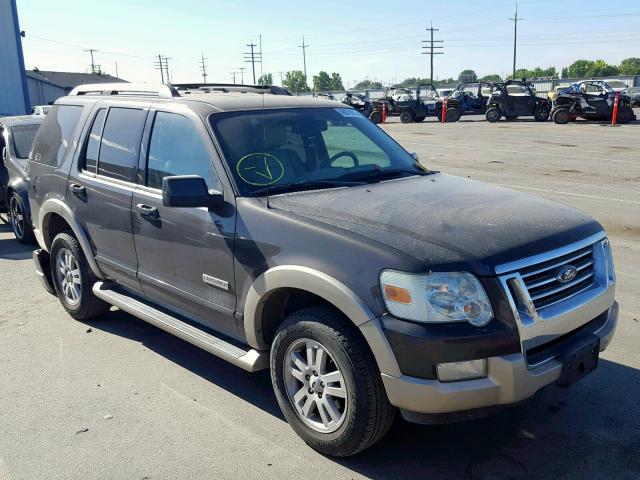 1FMEU64E76UB29580 - 2006 FORD EXPLORER E BROWN photo 1