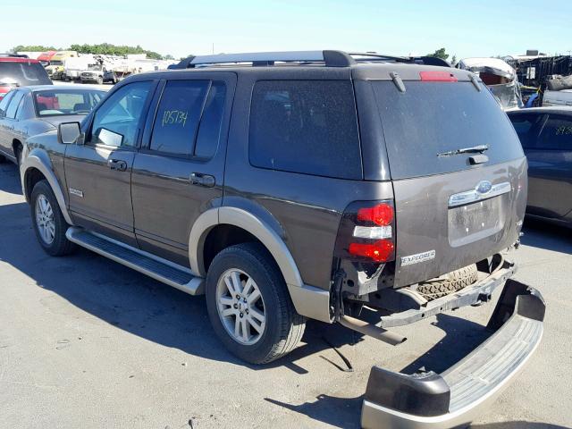 1FMEU64E76UB29580 - 2006 FORD EXPLORER E BROWN photo 3