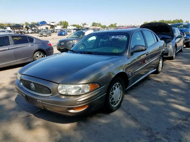 1G4HP54K42U180971 - 2002 BUICK LESABRE CU GREEN photo 2