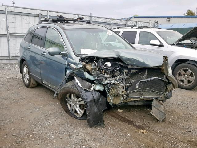 5J6RE3H7XBL004709 - 2011 HONDA CR-V EXL BLUE photo 1