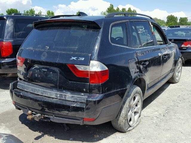 WBXPC934X7WF00477 - 2007 BMW X3 3.0SI BLACK photo 4