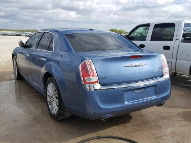 2C3CK6CT6BH557787 - 2011 CHRYSLER 300C BLUE photo 3