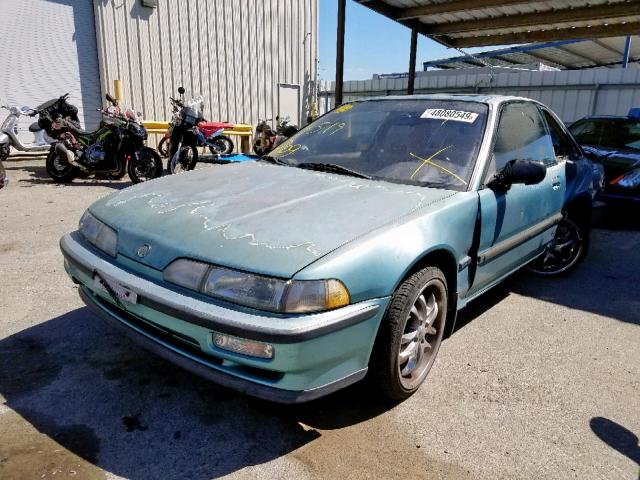 JH4DA9455MS050023 - 1991 ACURA INTEGRA LS BLUE photo 2