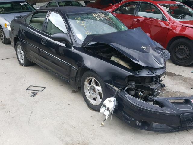 1G2NW52E44C146162 - 2004 PONTIAC GRAND AM G BLACK photo 1