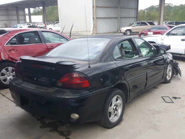 1G2NW52E44C146162 - 2004 PONTIAC GRAND AM G BLACK photo 4