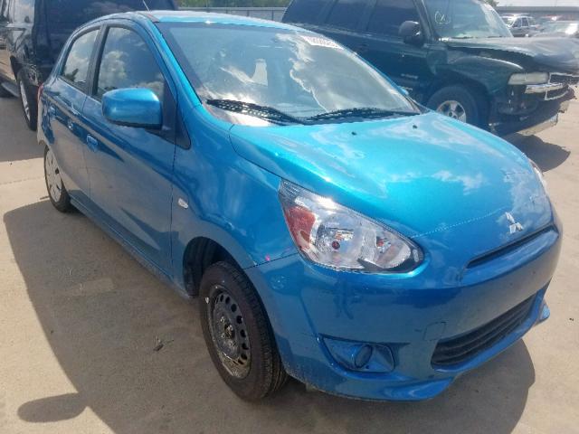 ML32A3HJXFH051460 - 2015 MITSUBISHI MIRAGE DE BLUE photo 1