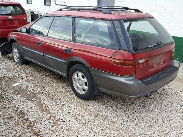 4S3BG4858T6983927 - 1996 SUBARU LEGACY OUT RED photo 3