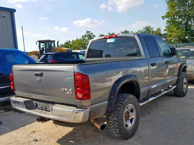 1D7KS28C67J530769 - 2007 DODGE RAM 2500 S SILVER photo 4