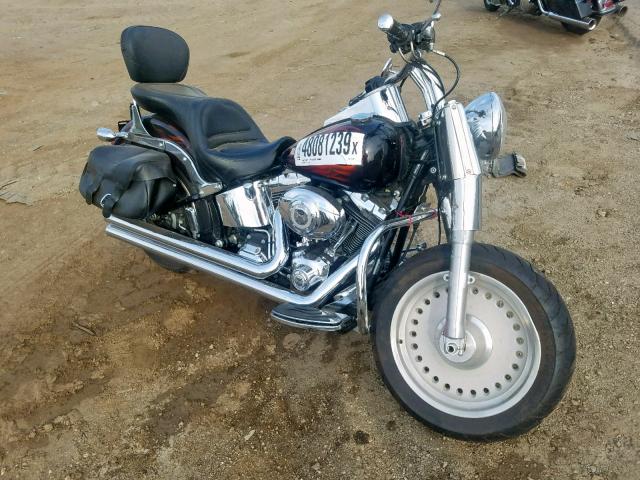 1HD1BX5428Y038411 - 2008 HARLEY-DAVIDSON FLSTF 105T BLACK photo 1