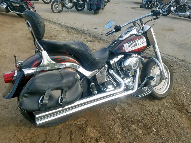 1HD1BX5428Y038411 - 2008 HARLEY-DAVIDSON FLSTF 105T BLACK photo 4