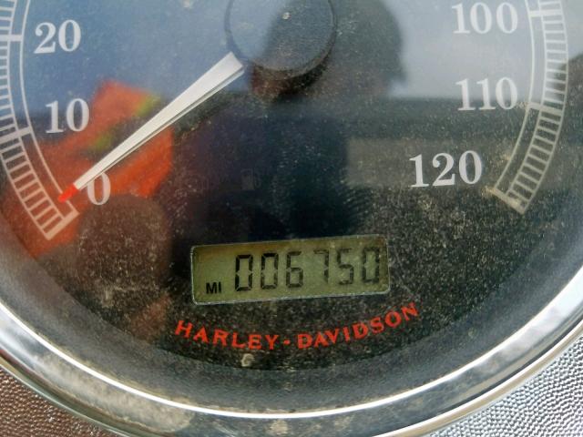 1HD1BX5428Y038411 - 2008 HARLEY-DAVIDSON FLSTF 105T BLACK photo 8