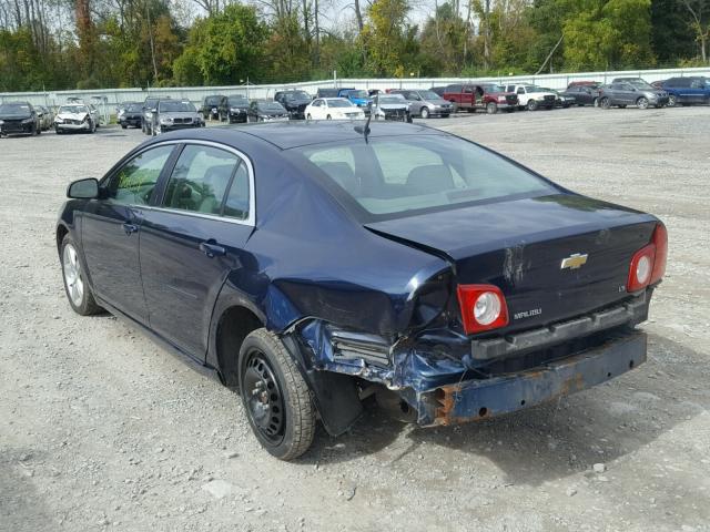 1G1ZG57BX9F256320 - 2009 CHEVROLET MALIBU LS 蓝色 照片 3