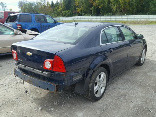 1G1ZG57BX9F256320 - 2009 CHEVROLET MALIBU LS 蓝色 照片 4