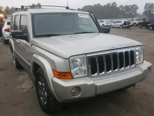 1J8HG48K87C624254 - 2007 JEEP COMMANDER BEIGE photo 1