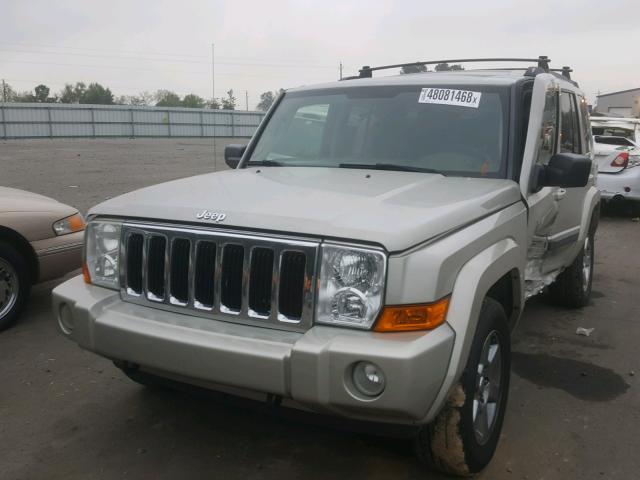 1J8HG48K87C624254 - 2007 JEEP COMMANDER BEIGE photo 2
