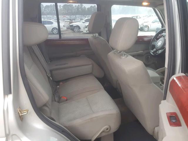 1J8HG48K87C624254 - 2007 JEEP COMMANDER BEIGE photo 6