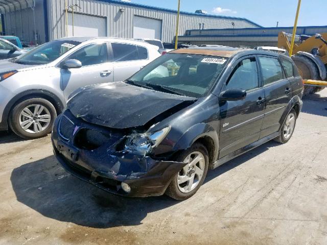 5Y2SL65856Z458915 - 2006 PONTIAC VIBE BLACK photo 2