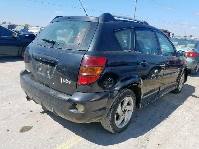 5Y2SL65856Z458915 - 2006 PONTIAC VIBE BLACK photo 4