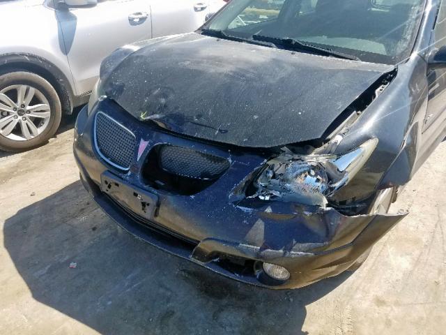 5Y2SL65856Z458915 - 2006 PONTIAC VIBE BLACK photo 9