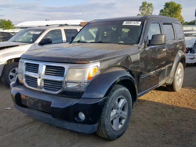 1D8GU58K48W145879 - 2008 DODGE NITRO SLT BLACK photo 2