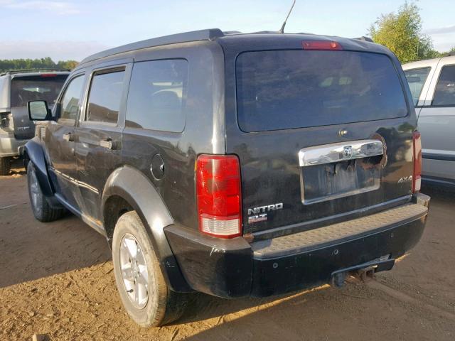 1D8GU58K48W145879 - 2008 DODGE NITRO SLT BLACK photo 3