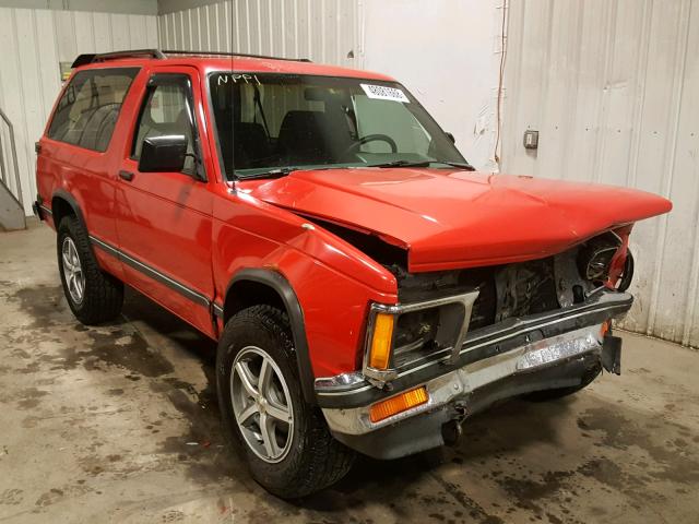 1GKCT18Z7M0505332 - 1991 GMC S15 JIMMY RED photo 1
