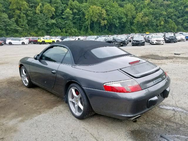 WP0CA29973S651478 - 2003 PORSCHE 911 CARRER GRAY photo 3