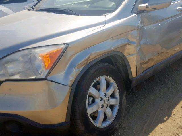 JHLRE387X7C002149 - 2007 HONDA CR-V EXL GOLD photo 9