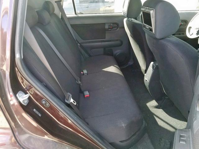 JTLKE50E991084219 - 2009 TOYOTA SCION XB მუქწითელი ფოტო 6