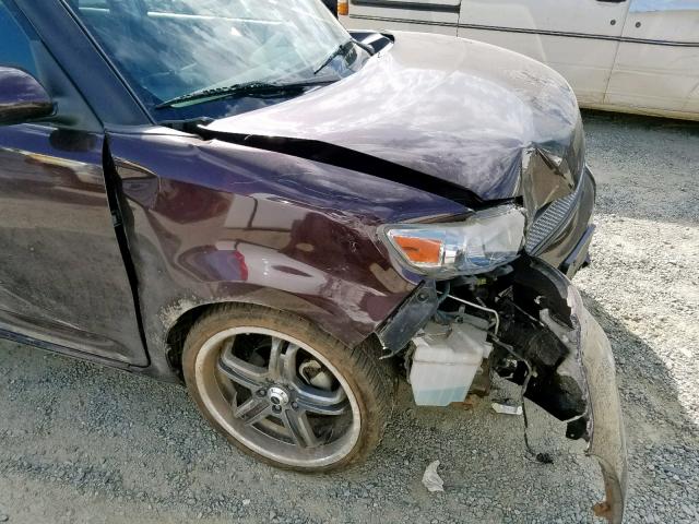 JTLKE50E991084219 - 2009 TOYOTA SCION XB მუქწითელი ფოტო 9