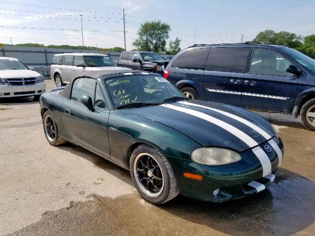 JM1NB353110201136 - 2001 MAZDA MX-5 MIATA GREEN photo 1